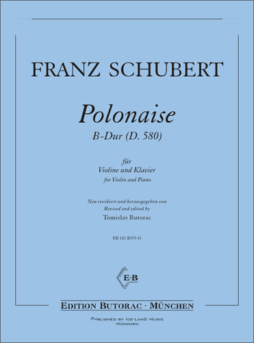 Cover - Schubert Polonaise B-Dur (D 580)